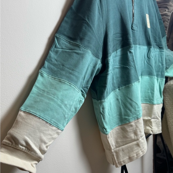 Marine Layer MARGE Size 100% Cotton Rugby Polo Shirt Corduroy Collar M/L - Picture 5 of 12